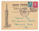Lettre Exposition Philatélique 1 Avril 1945 Bourse Aux Timbres Lille Mariane De Dulac + Mercure - 1944-45 Marianne De Dulac