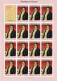 Burundi Nº 345sd Al 349sd SIN DENTAR En Hojas De 15 Series - Unused Stamps