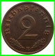 GERMANY - ALEMANIA DEUTFCHES REICH SERIE DE 6 MONEDAS DE 0.02 REICHSPFENNIG AÑO 1937 – KM 90 ( SERIE COMPLETA 6 CECAS ) - 2 Reichspfennig