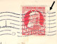 Timbre 10c.rouge Grosse Barbe Perforé E.Co Sur Carte Postale Privée Eiffe & Cie Anvers Antwerpen 1911 - 1909-34