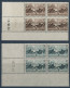 N° 182 + 183 Neufs ** (MNH) Avec Coins Datés Du 3/12/56 Et 15/5/46 TB Voir Description - Unused Stamps