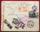 France Divers Sur Enveloppe Pour Le Caire De Paris 3.1.1940 + Censure Et Divers Cachets - (B3572) - WW II