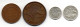 AUSTRALIA, Set Of Four Coins 1/2, 1, 3, 6 Pence, Bronze, Silver, Year 1938-45, KM # 35, 36, 37, 38 - Zonder Classificatie