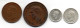 AUSTRALIA, Set Of Four Coins 1/2, 1, 3, 6 Pence, Bronze, Silver, Year 1938-45, KM # 35, 36, 37, 38 - Unclassified