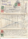 Schweiz Swiss  Fiscal Fiskal Stempelmarken Revenue Stamps Droits Reels On Document 1908 - Fiscaux