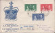 1937. HONG KONG Georg VI. Coronation In Complete Set On Rare Registered FDC Cancelled REG... (Michel 136-138) - JF537486 - Covers & Documents