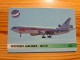 Prepaid Phonecard United Kingdom, International Phonecard - Airplane, Western Airlines - Emissions Entreprises