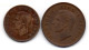 NEW ZEALAND, Set Of Two Coins 1/2, 1 Penny, Bronze, Year 1941, 1943, KM # 12, 13 - Nouvelle-Zélande