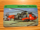 Prepaid Phonecard United Kingdom, Discount Phonecard - Helicopter, Royal Navy, Sea King - Emissions Entreprises