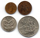 NEW ZEALAND, Set Of Four Coins 1, 2, 10, 50 Cents, Bronze, Copper-Nickel, Year 1967, KM # 31.1, 32.1, 35, 37.1 - Nouvelle-Zélande