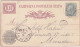 ITALIA - REGNO - FIRENZE - CARTOLINA POSTALE DI STATO C. 0.10 - VG PER MUNCHEN - GERMANIA -1878 - C 3B FR.LLO C.5 - Postwaardestukken