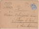 France Lettre 1876 D'Is Sur Tille Pour Forges (76) Avec Cachet OR - 1849-1876: Klassik