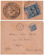 LETTRE. CHINE SAGE. COVER CHINA. TCHONG KING. 14 FEVR 1904. Yv N° 11. HAN KEOU-CHINE. POSTE FRANCAISE. POUR FRANCE - Covers & Documents