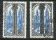 France N°  986  Abbaye De Tournus Et N° 986 Bleu Clair    Oblitérés    B/TB    Voir Scans     Soldé ! ! ! - Used Stamps