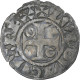 France, Louis VII, Denier, 1137-1180, Mantes, TTB, Billon, Duplessy:139 - 1137-1180 Louis VII The Young