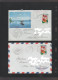 Polynésie Française : Poste Aux Armées - 3 Enveloppes Avec Deuxième Oblitération 1er Jour Papeete - Used Stamps