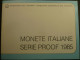 Italia - Serie Zecca Proof 1985 - 10 Valori - KM# PS1 -  Gig# S.11/P - Sets Sin Usar &  Sets De Prueba