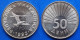 MACEDONIA - 50 Deni 1993 "Black-headed Gull" KM# 1 Republic (1991) - Edelweiss Coins - North Macedonia