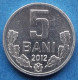 MOLDOVA - 5 Bani 2012 KM# 2 Republic (1991) - Edelweiss Coins - Moldavië
