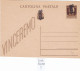 ITALIA - REPUBBLICA SOCIALE -  CARTOLINA POSTALE -  C. 30 VINCEREMO - SOVRASTAMPA - PRIVATA - Stamped Stationery