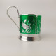 Delcampe - Vintage Soviet Russian Set Of 5 Podstakannik Tea Cup Holders USSR Enamel #5416 - Tassen