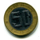 50 Dinars 1992/1413 TTB - Algerije