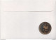 WWF 30 Years Coin Cover, Bugeranus Carunculatus ( Crane) - Lettres & Documents