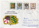 Postal History Cover: Germany / DDR Full Sets On 2 Covers - Enveloppes