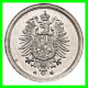 ALEMANIA  -  IMPERIO  -  DEUTSCHES REICH -AÑO 1917 SERIE COMPLETA DE 6 MONEDAS CECAS - A-G-J-D-E-F. - 1 Pfennig