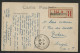 CARTE POSTALE RECOMMANDEE De RABAT En 1920 Pour DAKAR  Voir Description - Lettres & Documents