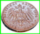 GERMANY – ESTADOS ALEMANES BAVARIA CASA DE LA MONEDA DE BAYERN FECHA DE EMISIÓN 1909 CECA - D MONEDA DE PLATA - 2, 3 & 5 Mark Plata