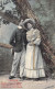Delcampe - FANTAISIE - Couple - Lot De 5 Cpa D'un Homme En Train De Séduire Une Femme - La Rencontre - Carte Postale Ancienne - Paare