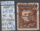 1939 - SLOWAKEI - FM/DM "Präsident Tiso" 70 H Dkl'braun - O  Gestempelt - S.Scan (68YAo 01-03 Slowakei) - Used Stamps