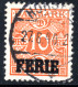 2163. DENMARK 10 O. FERIE OVERPR. - Steuermarken