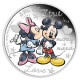 Niue Disney 2 Dollars Silver Proof Coin, 2015 1 Oz Crazy In Love Mickey & Minnie - - Niue