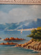 Delcampe - P. VOLODTCHENKO Huile Sur Isorel Grand Format Marine Titrée "Cannes Vue De L'Esterel Pêcheurs" Datée 1952 - Oils