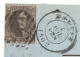 TP 10 PL1 S/LAC F. Cavenaile Négociants Obl. 8 Barres 21 + Boussu 4/7/1962 > Mons Lescart Avocat - Postmarks - Lines: Perceptions
