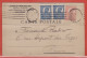ROUMANIE CARTE INDUSTRIE PETROLIERE DE 1921 DE BUCAREST POUR PARIS FRANCE (PLI) - Marcofilie
