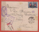 RUSSIE LETTRE RECOMMANDEE CENSUREE DE 1917 DE ODESSA POUR PARIS FRANCE - Other & Unclassified