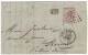 TP 19 S/LAC LOS PTS  12 + Obl.  Anvers 18/3/1869 PD > Reims Via Namur Obl.19/3/69 + C. D'arrivée 20/3/69 - Postmarks - Points