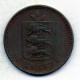 GUERNSEY, 4 Doubles, Copper, Year 1830, KM # 2 - Guernsey