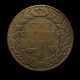 Monaco, Honoré V, 5 Centimes, 1837, Bronze, TB+ (VF), KM#95.1, G.MC103 - Charles III.