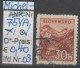 1940/43 - SLOWAKEI - FM/DM "Landschaften" 30 H Rotbraun - O  Gestempelt - S.Scan (75YAo 01-03 Slowakei) - Oblitérés