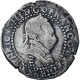 France, Henri III, 1/2 Franc Au Col Plat, 1587, Rouen, TB, Argent, Gadoury:487 - 1574-1589 Henry III