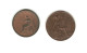 217/ Grande-Bretagne : 1/2 Penny Georges III 1806 - 1 Penny Edouard VII 1908 - Other & Unclassified