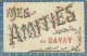 59 - NORD - BAVAY - Carte Fantaisie Ancienne "mes Amitiés De" - 10194 - Bavay