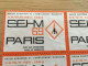 1969-SEHM Salon Européen De L'Habillement Paris- Bloc De 6 Vignette *NSG Erinnophilie,Timbre,stamp,Sticker-Bollo- Vineta - Blocks Und Markenheftchen