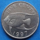 BERMUDA - 5 Cents 1997 "Queen Angel Fish" KM# 45 Elizabeth II Decimal Coinage (1970-2022) - Edelweiss Coins - Bermuda