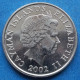 CAYMAN ISLANDS - 10 Cents 2002 "Green Turtle" KM# 133 Elizabeth II Decimal Coinage (1952-2022) - Edelweiss Coins - Iles Caïmans