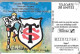 CARTE-PRIVEE-50U-EN309-GemA-STADE TOULOUSAIN RUGBY- V°Série N°B2201276A-R°Glacé-Utilisé-BE- R° Petites Stries - 50 Einheiten